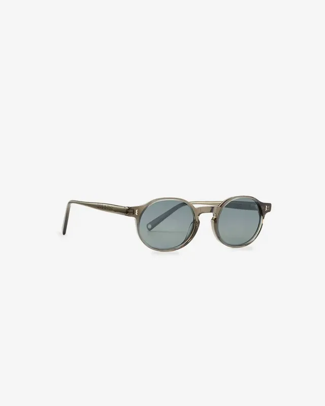 Eight and Bob Finch solbriller grå rund retro acetat