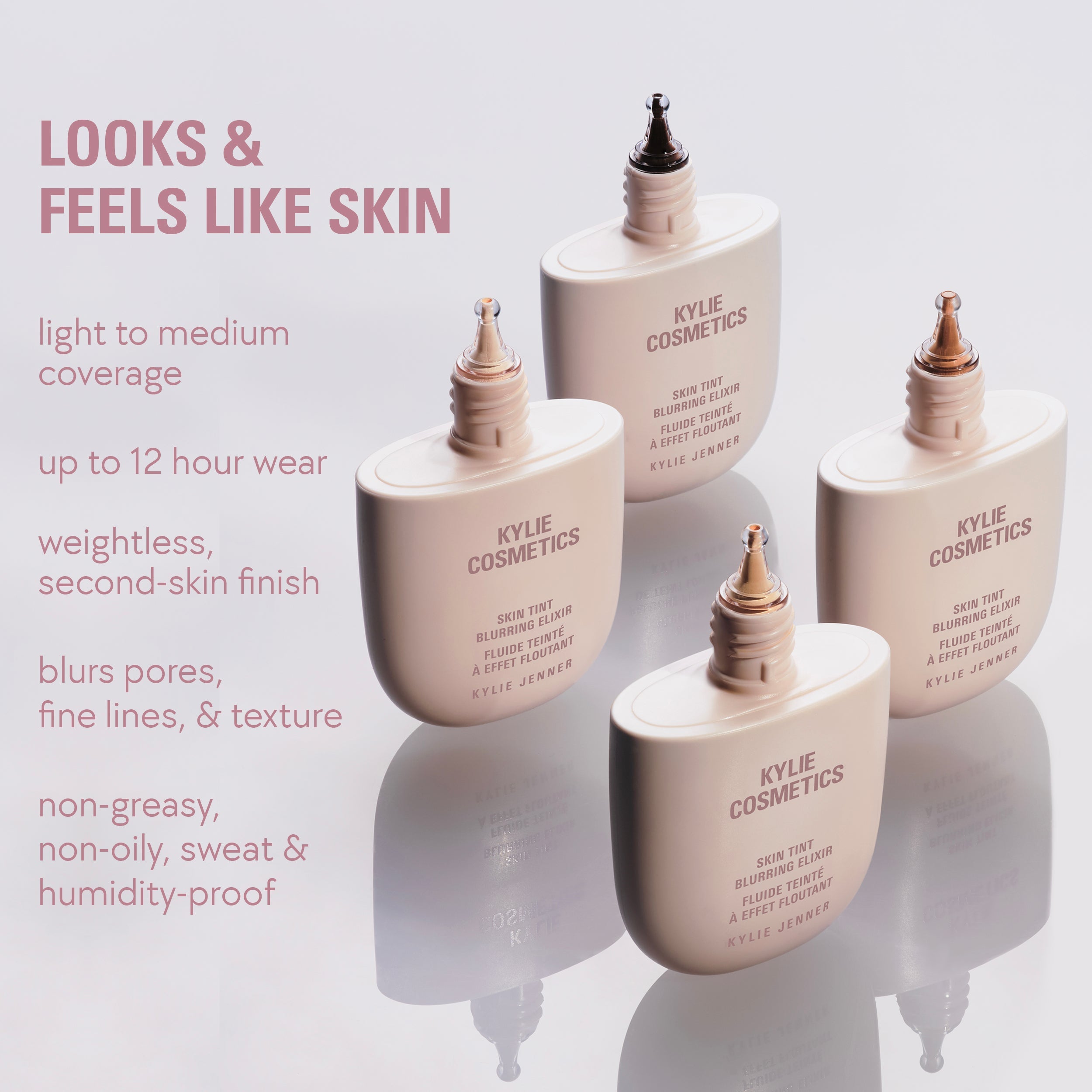 Kylie Natural Blur Powder Foundation Skin Tint Duo matt