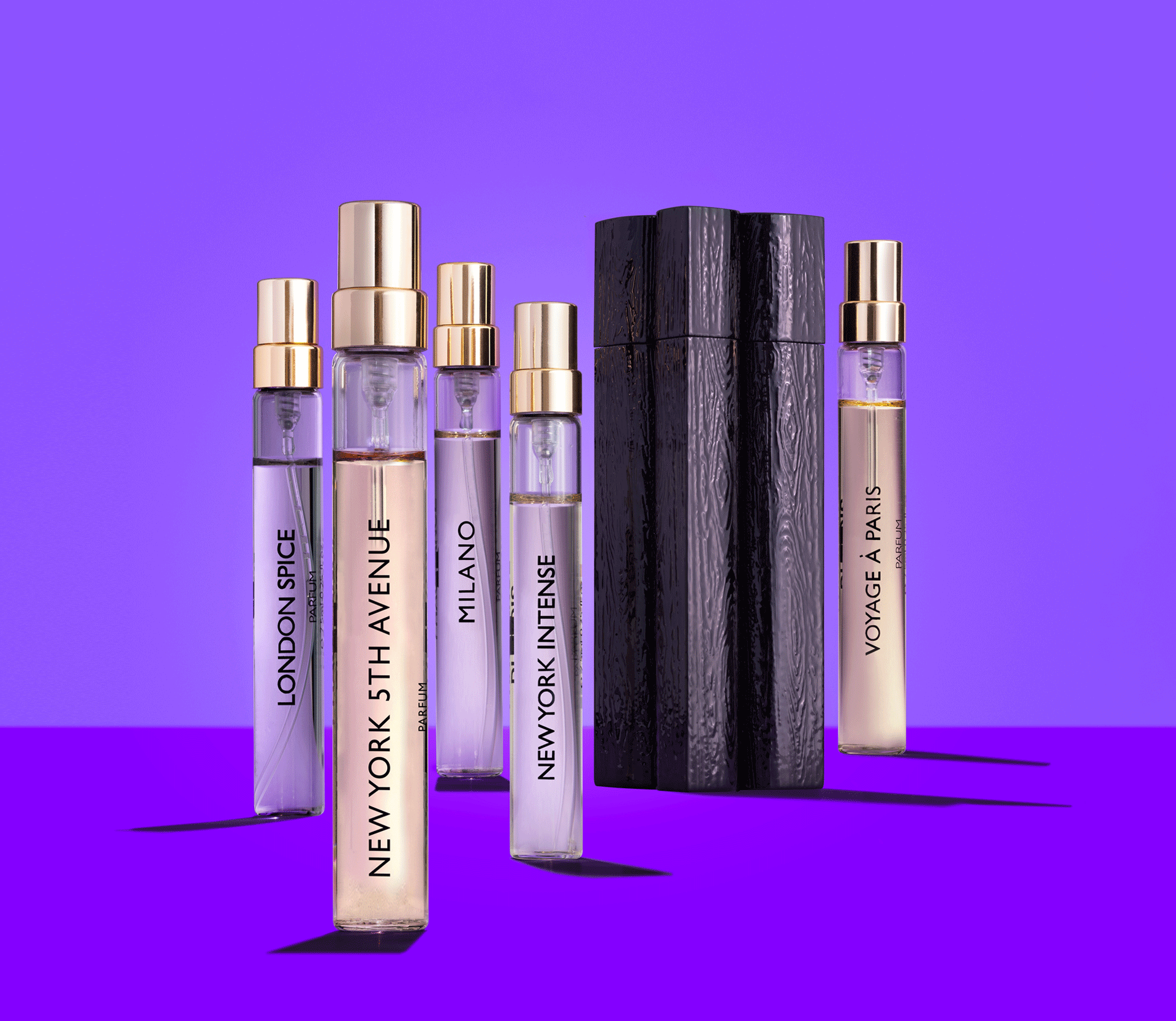 Fragrance du Bois Fashion Capitals reisesett 5x7,5ml
