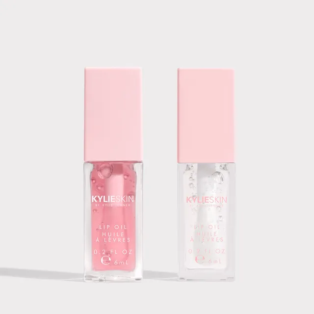 Kylie Lip Oil Duo leppeolje 2-pakning pleiende