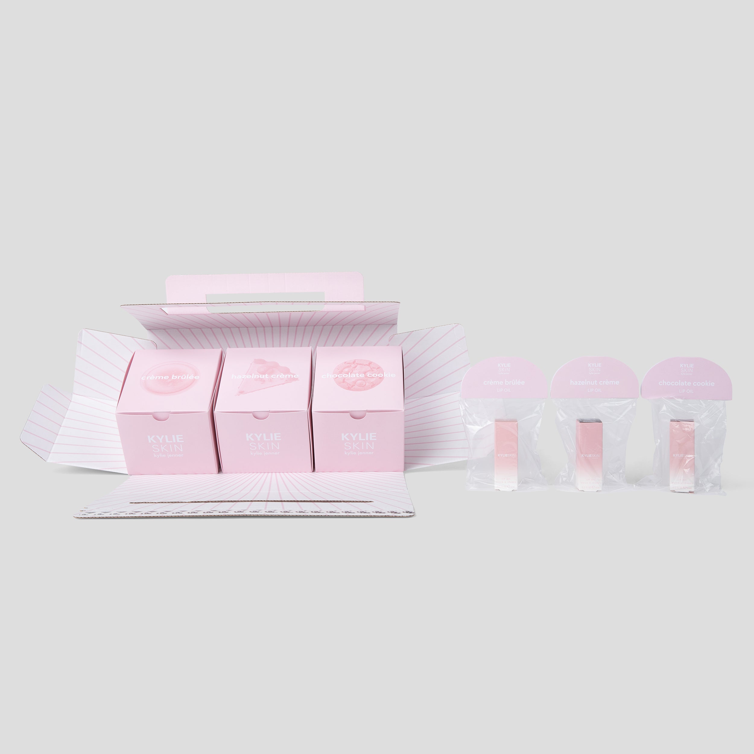 Kylie Lip Oil Desserts leppeolje PR Box pleiende