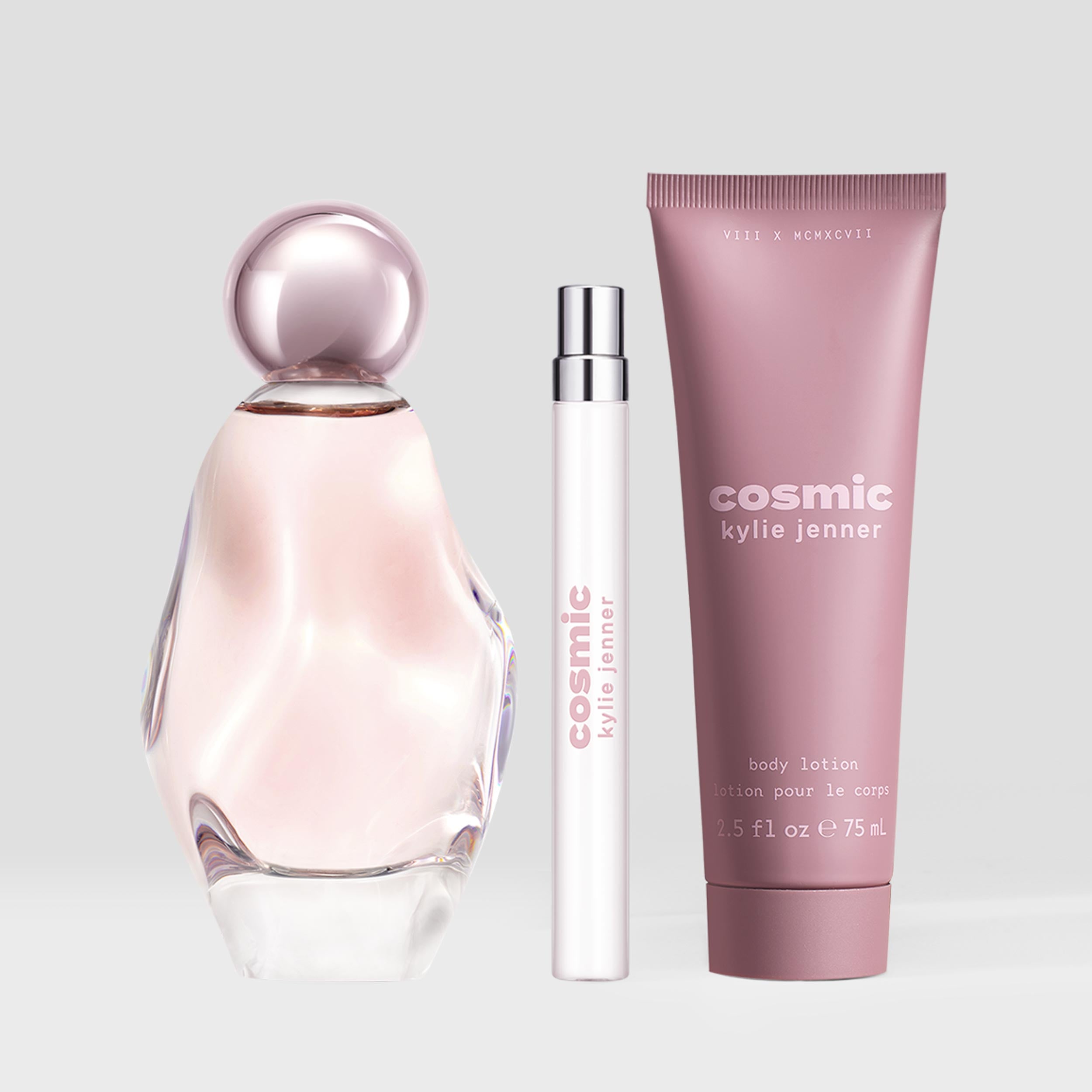 Kylie Cosmic 3-delt parfyme gavesett søt ravduft