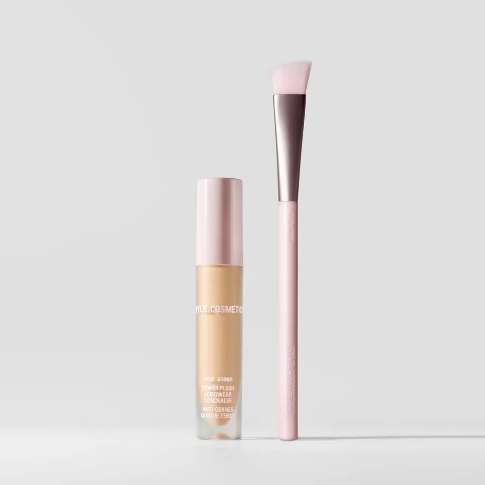 Kylie Power Plush Concealer & Brush Duo korrektor vegansk