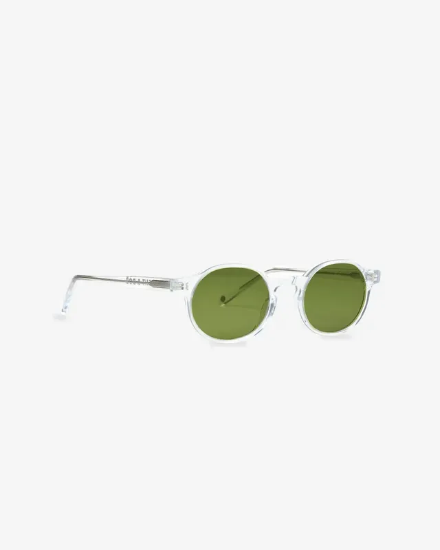 Eight and Bob Finch Crystal solbriller rund acetat