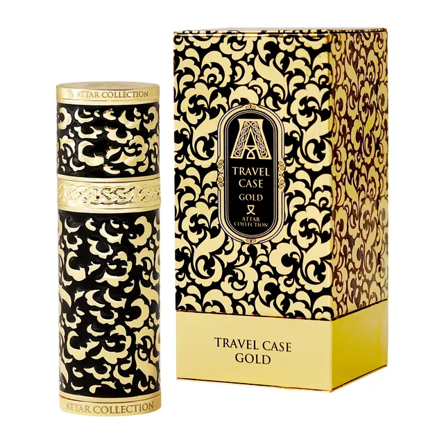 Attar Collection Travel Case Gold reisestui gull