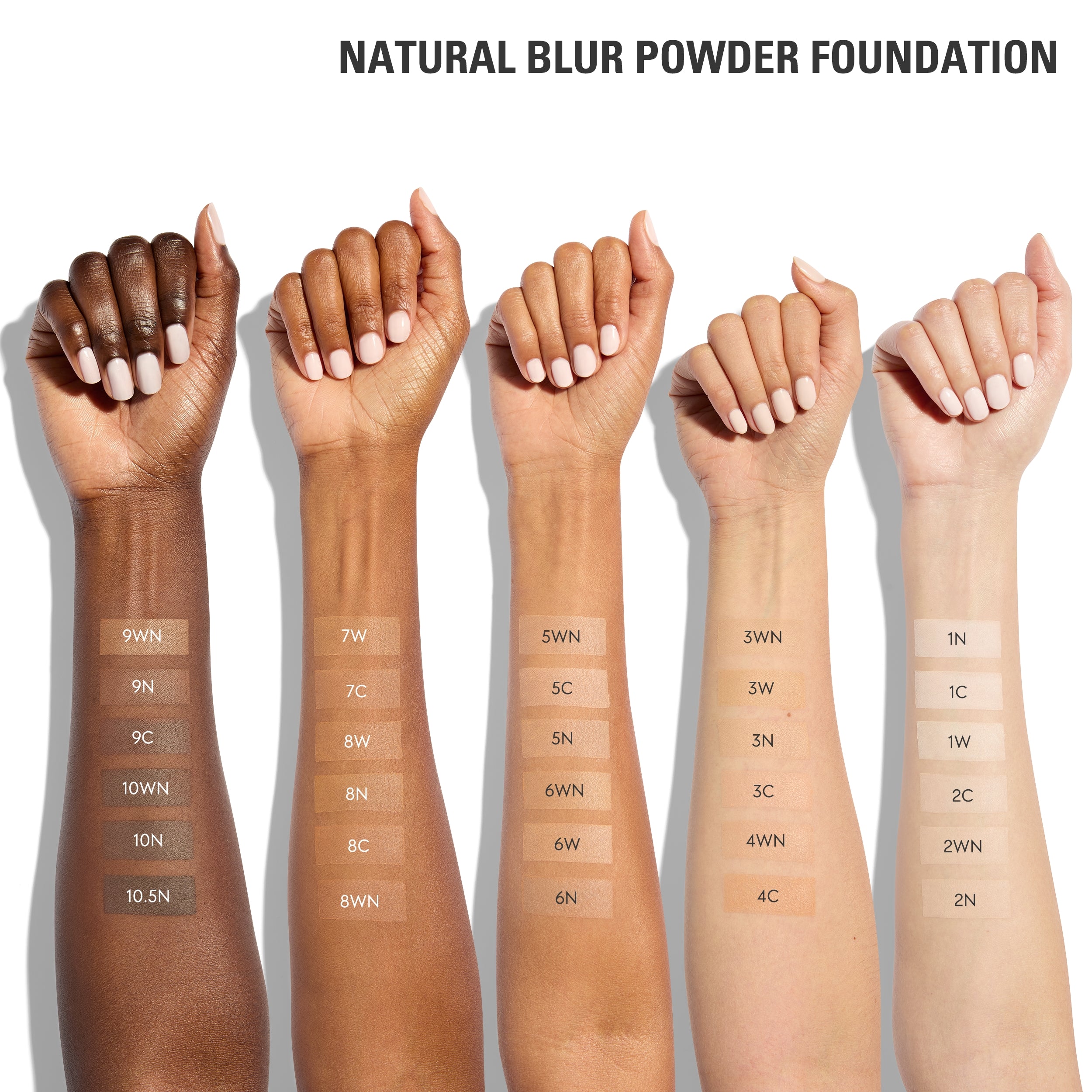 Kylie Natural Blur pudderfoundation concealer sminkesett duo talcfri