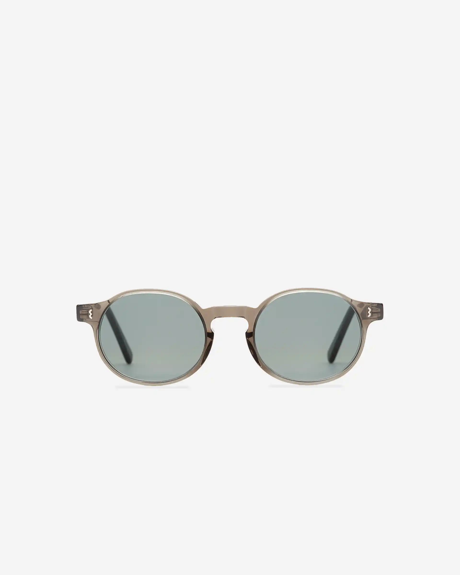 Eight and Bob Finch solbriller grå rund retro acetat