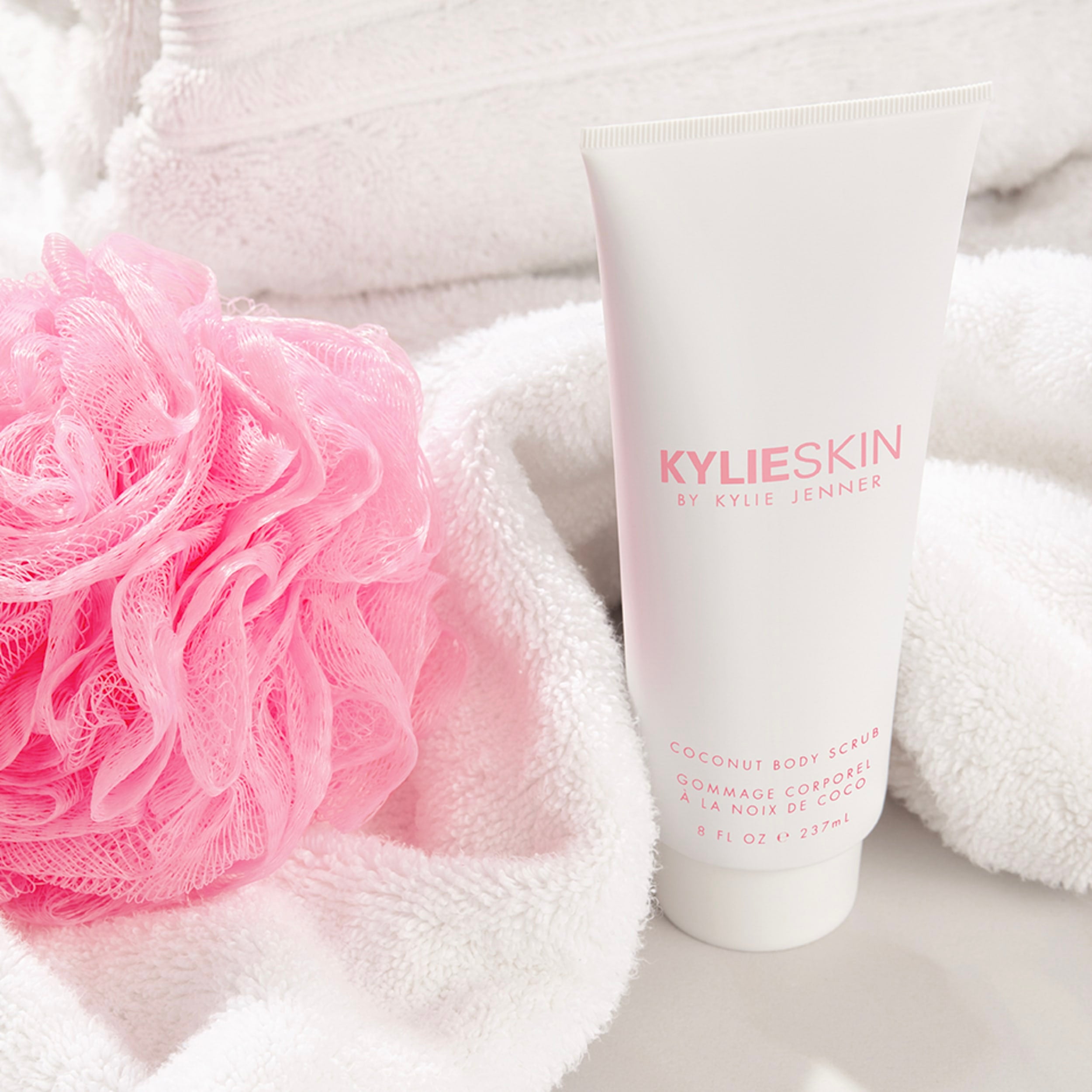 Kylie Skin Loofah badesvamp mild peeling