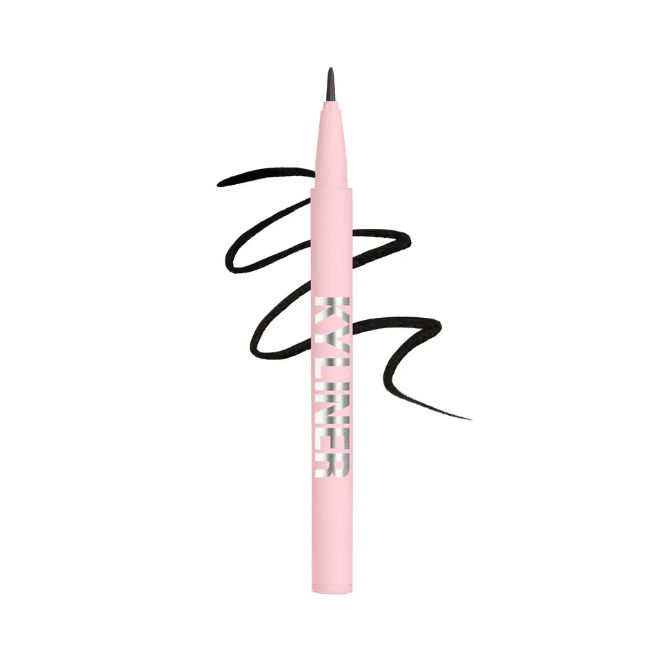 Kylie Fragrance Kyliner Brush Tip eyeliner penn svart vanntett